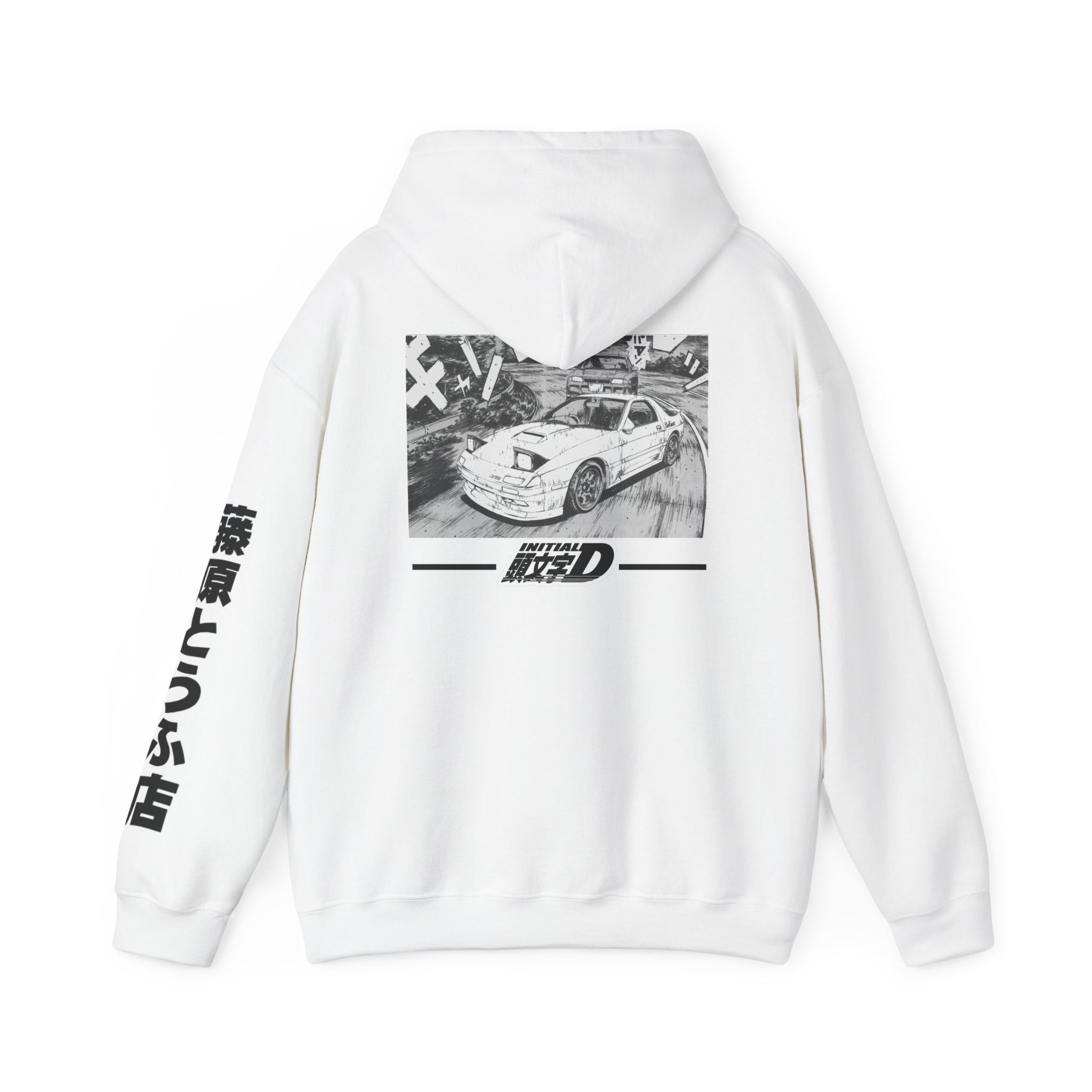 Initial D Manga Hoodie — Drift Racing Anime Sweatshirt