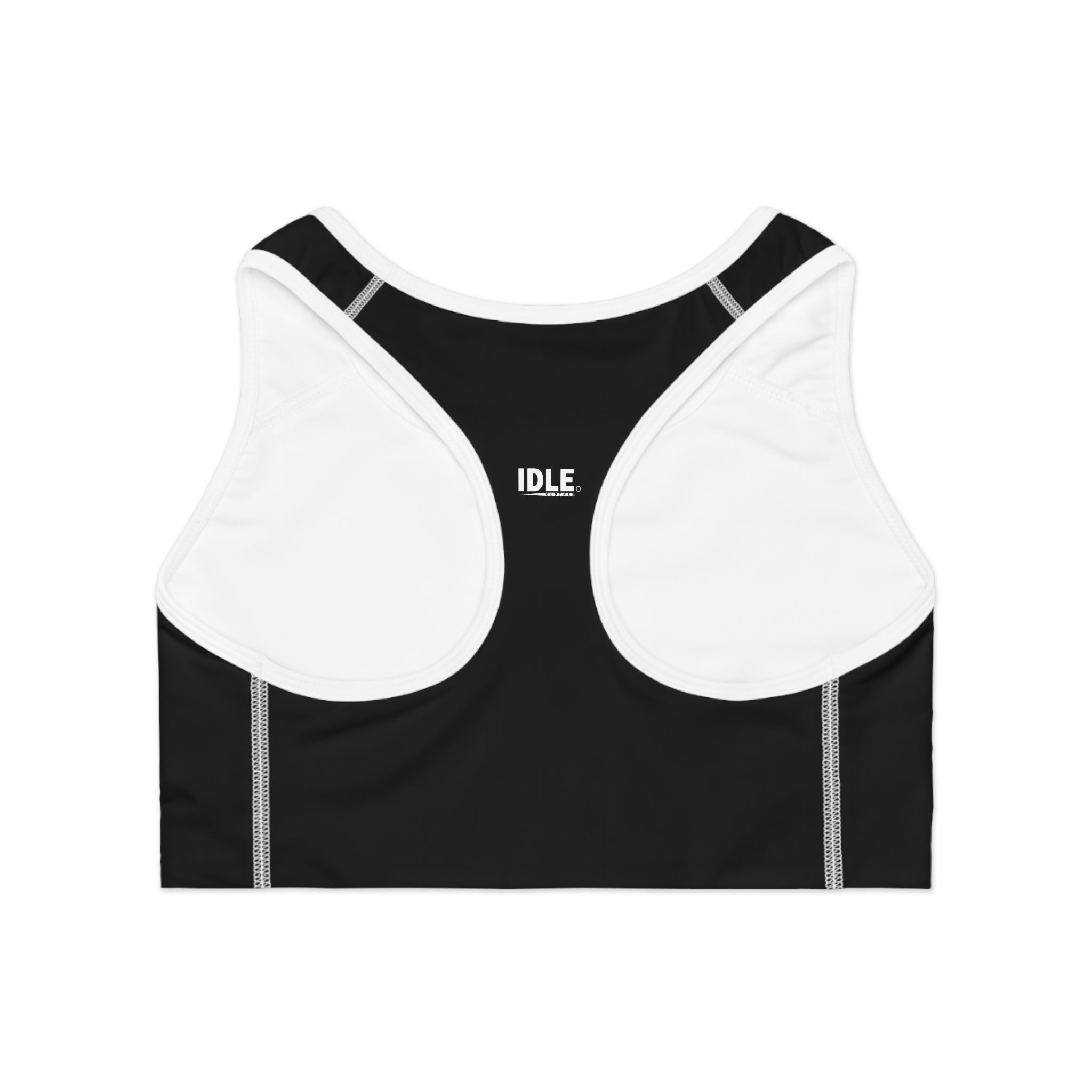Floral All-Over Print Sports Bra — Flower Design