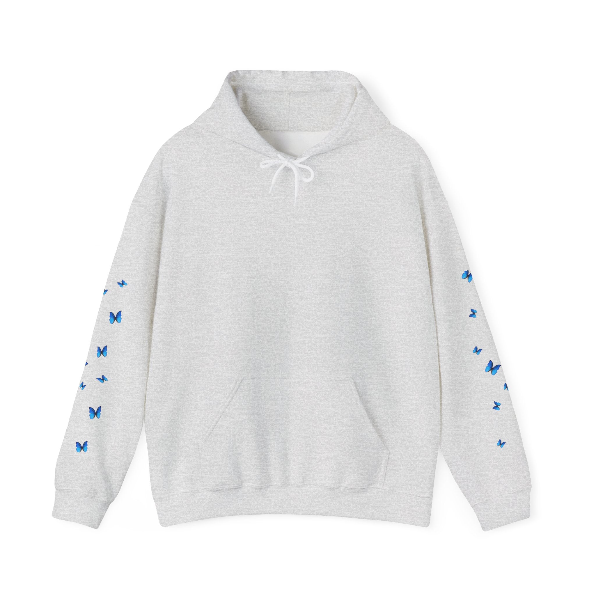 Blue Butterfly Hoodie – Blue Butterflies Graphic Sweatshirt