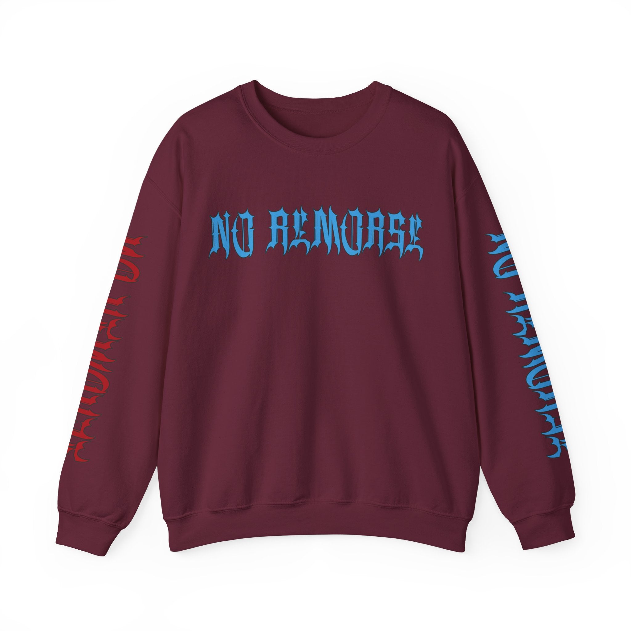 "No Remorse" Crewneck Sweatshirt — Bold Statement Pullover