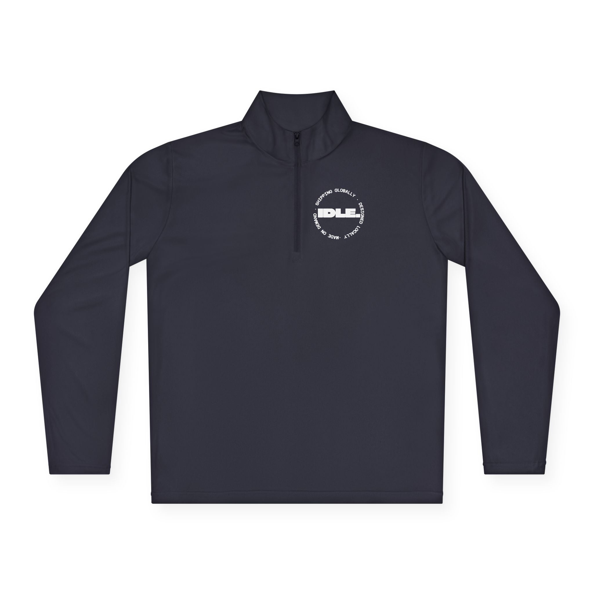 Idle Brand Quarter-Zip Pullover — Mens Sports Pullover
