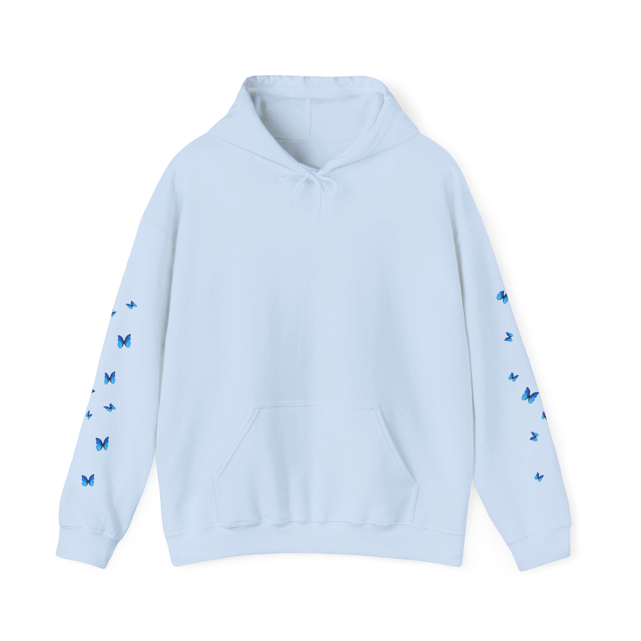 Blue Butterfly Hoodie – Blue Butterflies Graphic Sweatshirt