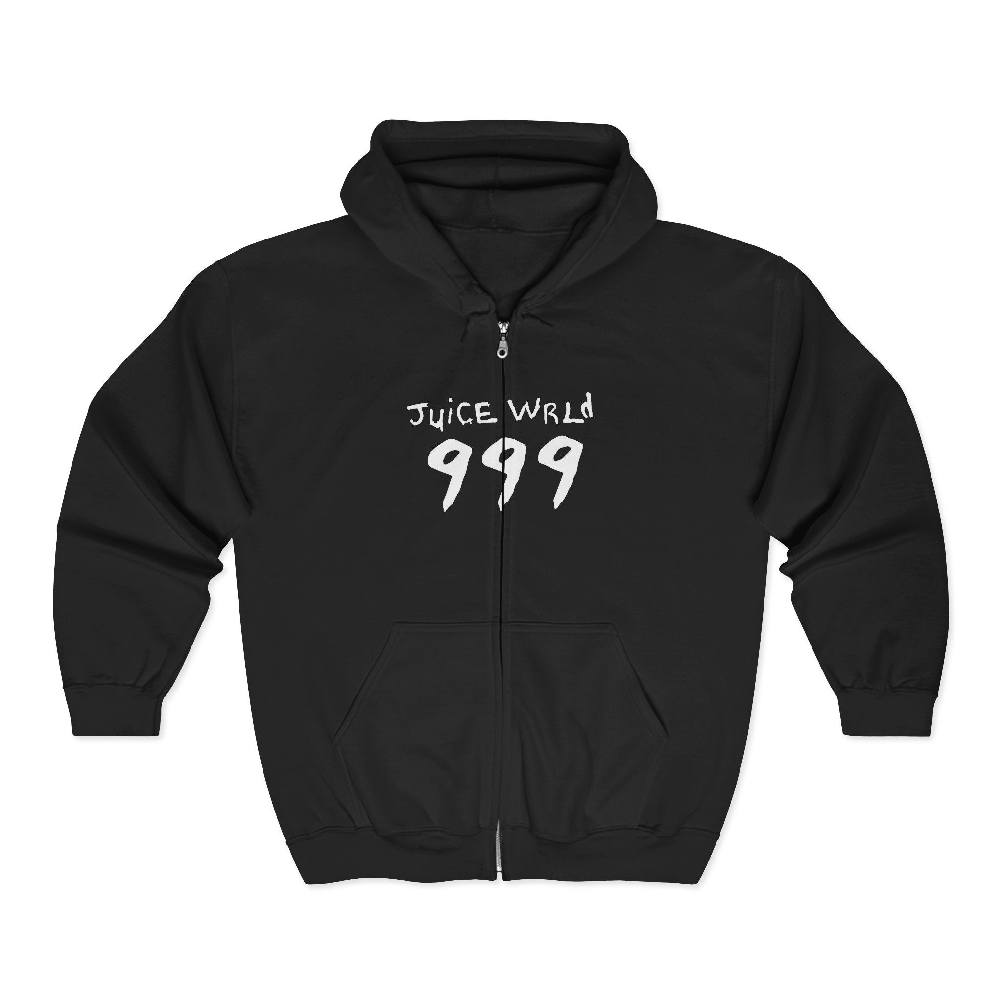 Juice WRLD Zip Hoodie — Full‑Zip Hooded Sweatshirt