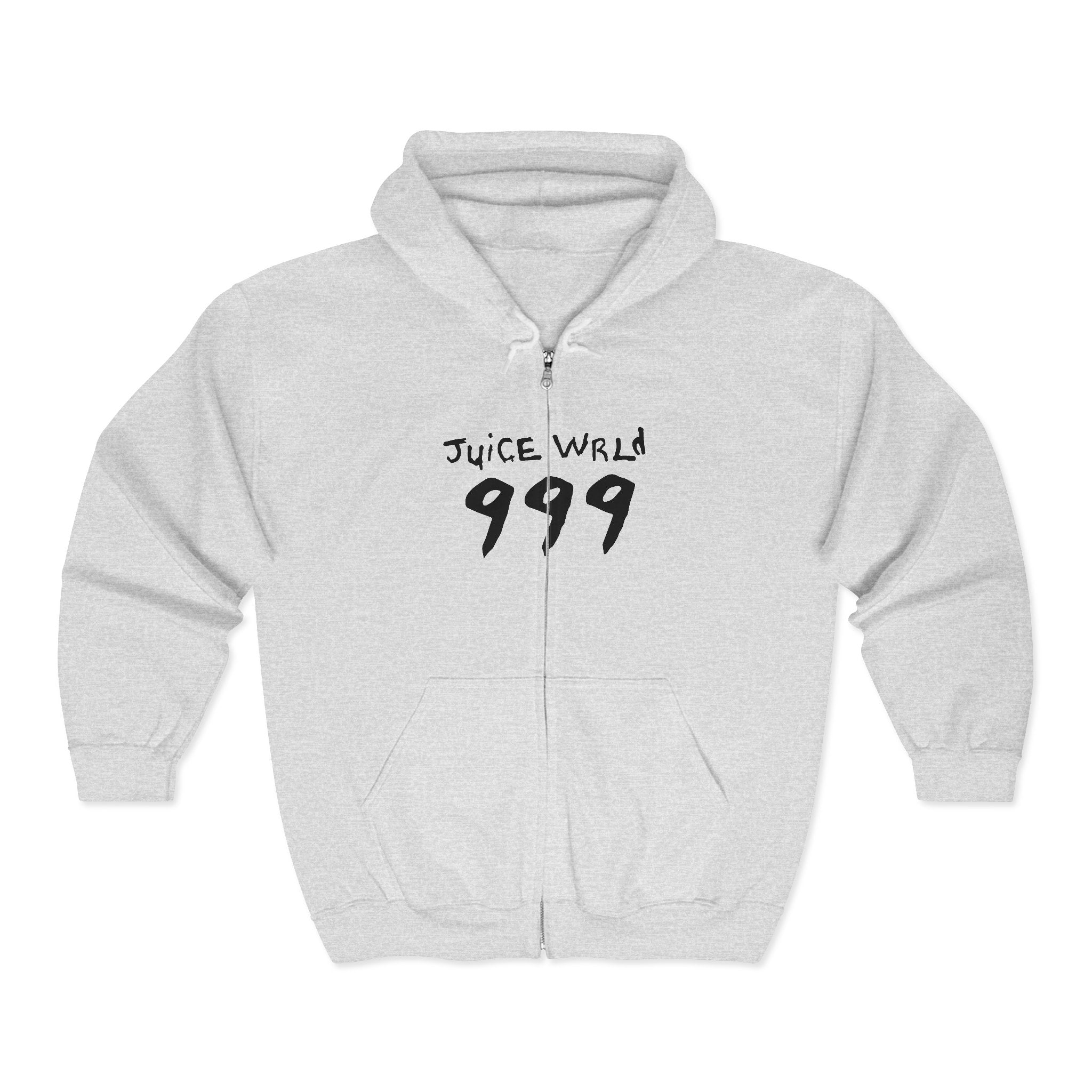 Juice WRLD Zip Hoodie — Full‑Zip Hooded Sweatshirt
