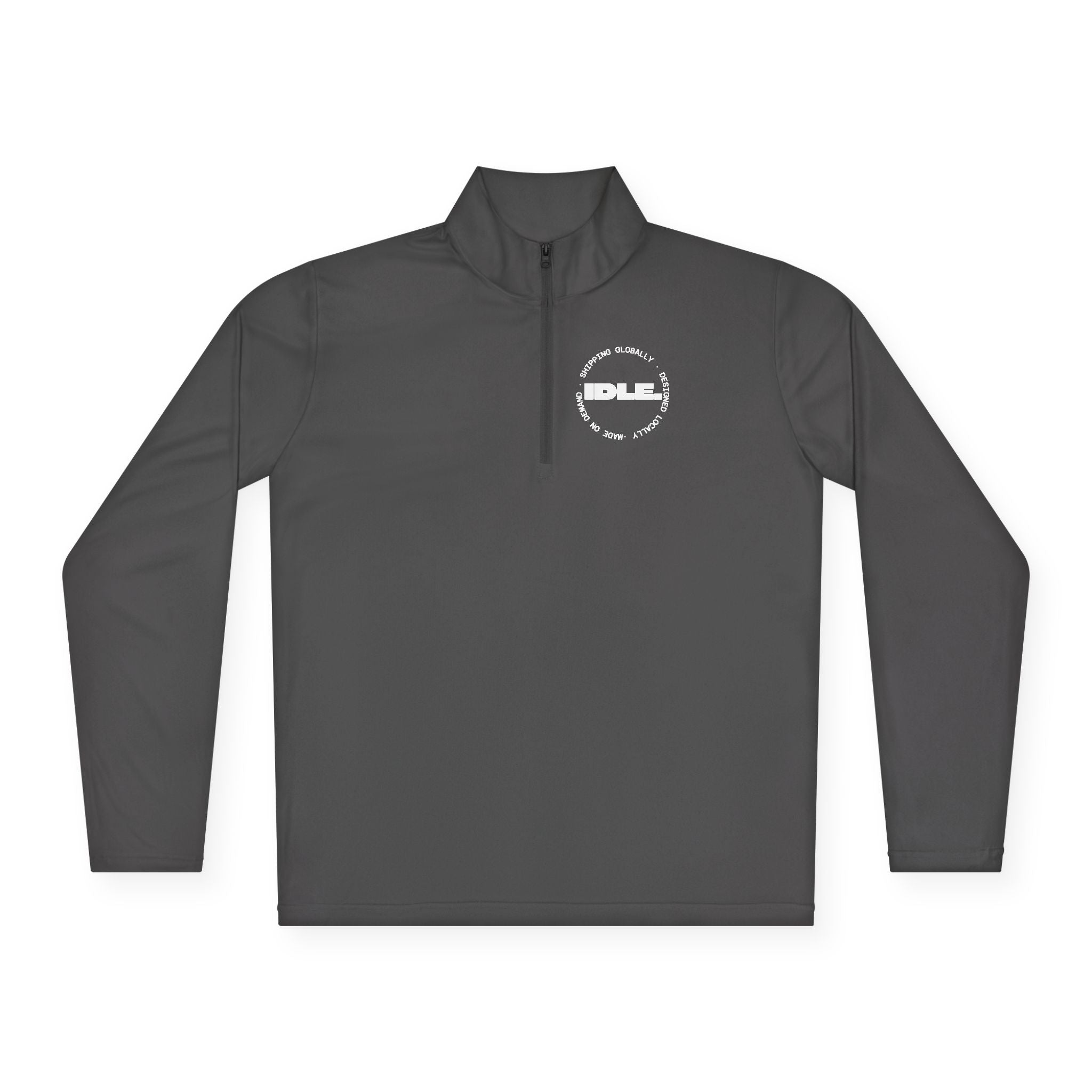 Idle Brand Quarter-Zip Pullover — Mens Sports Pullover