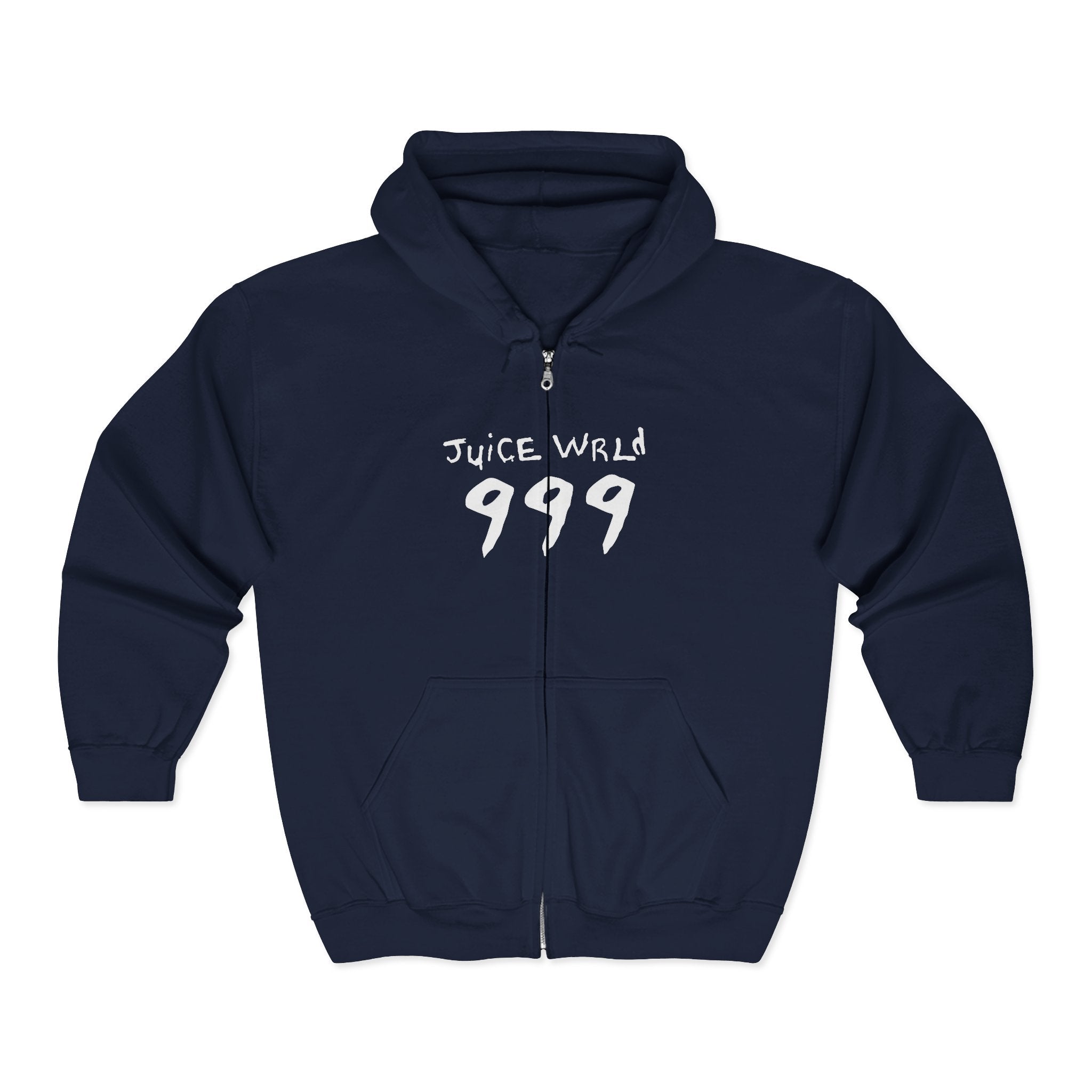 Juice WRLD Zip Hoodie — Full‑Zip Hooded Sweatshirt