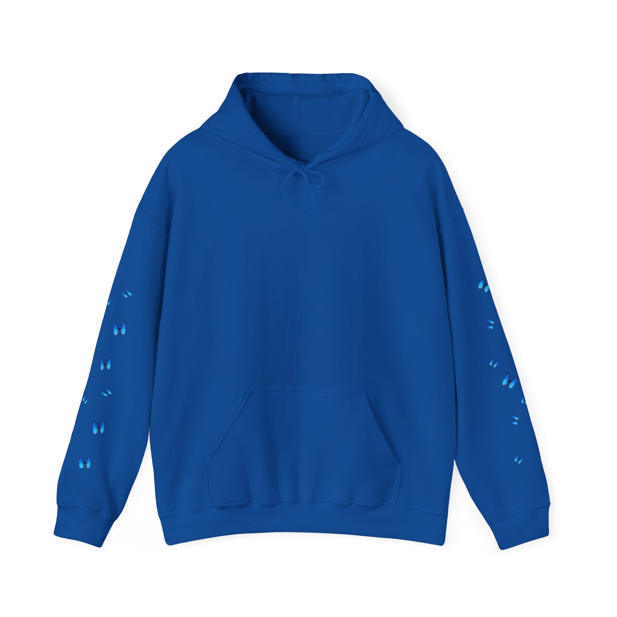 Blue Butterfly Hoodie – Blue Butterflies Graphic Sweatshirt