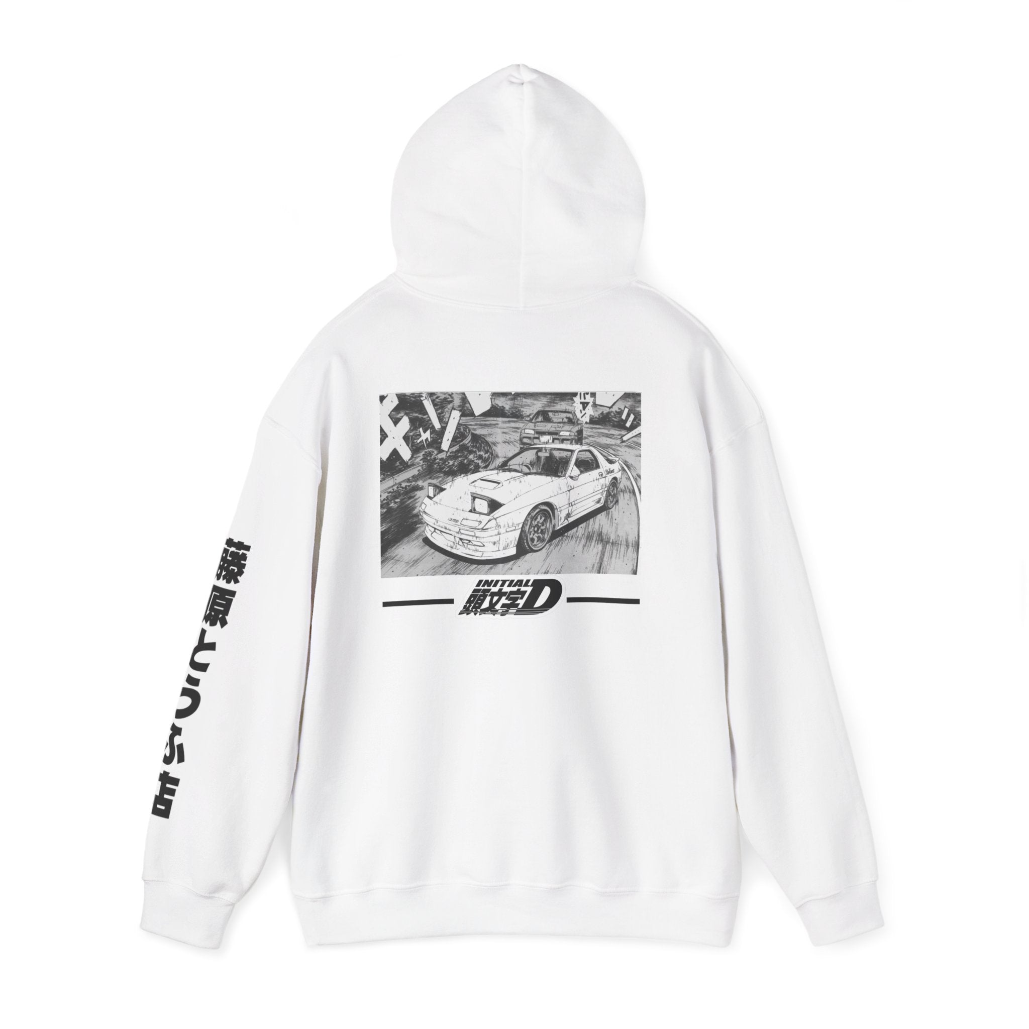 Initial D Manga Hoodie — Drift Racing Anime Sweatshirt