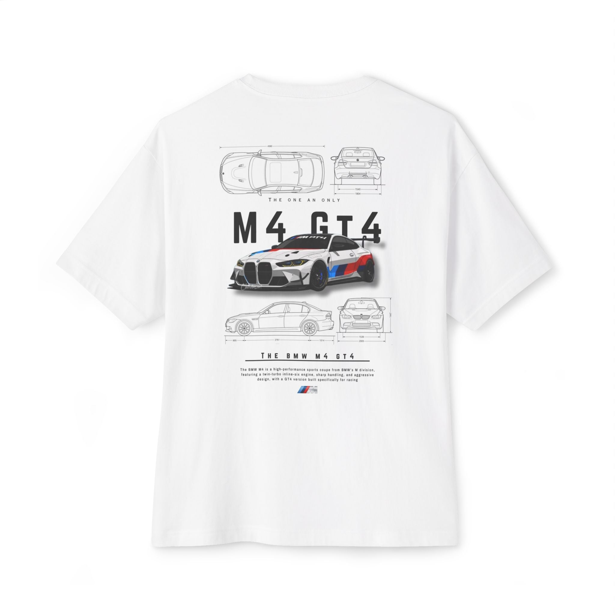 Mixed Car Loose Fit Tee — Oversized Boxy Car Graphic Shirt