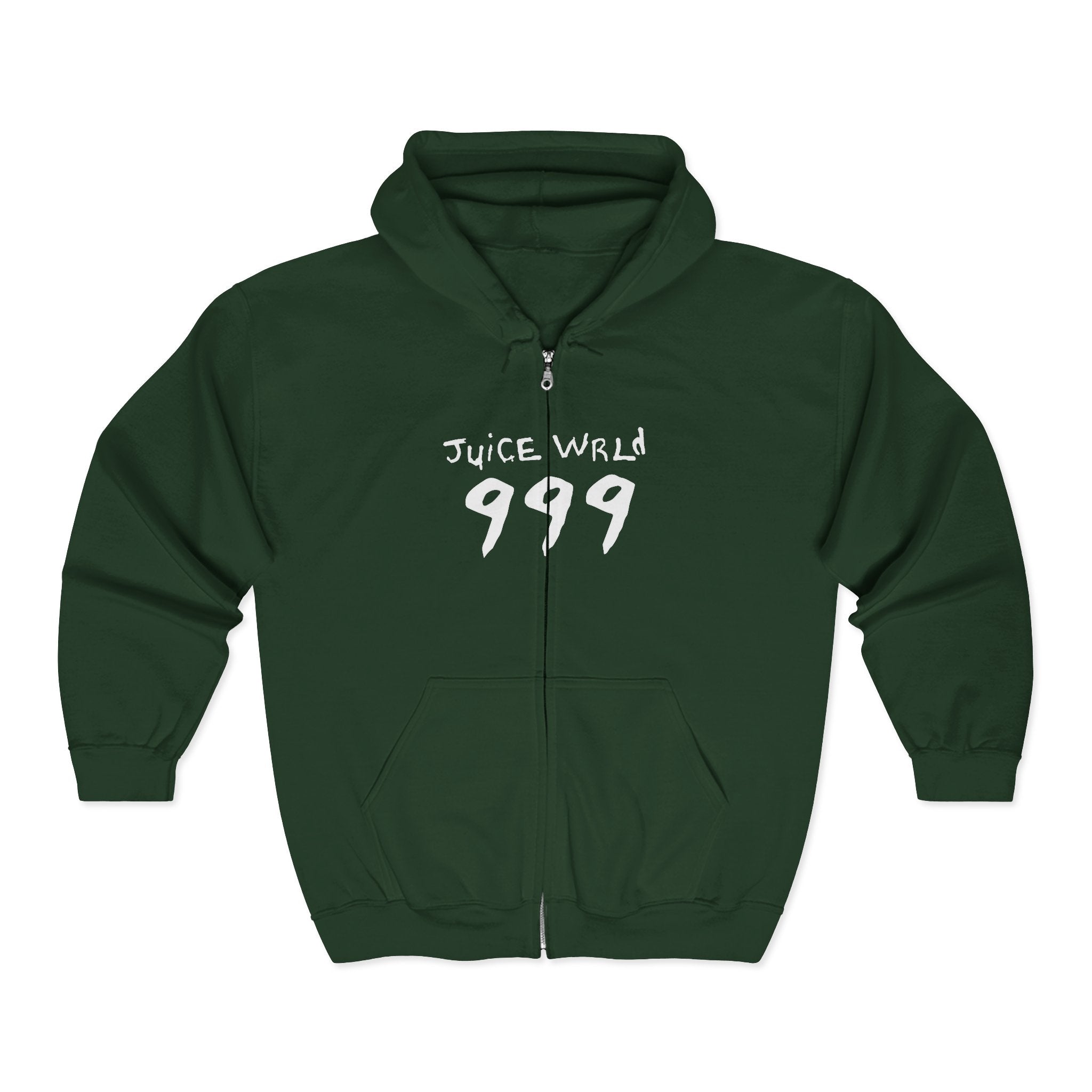 Juice WRLD Zip Hoodie — Full‑Zip Hooded Sweatshirt