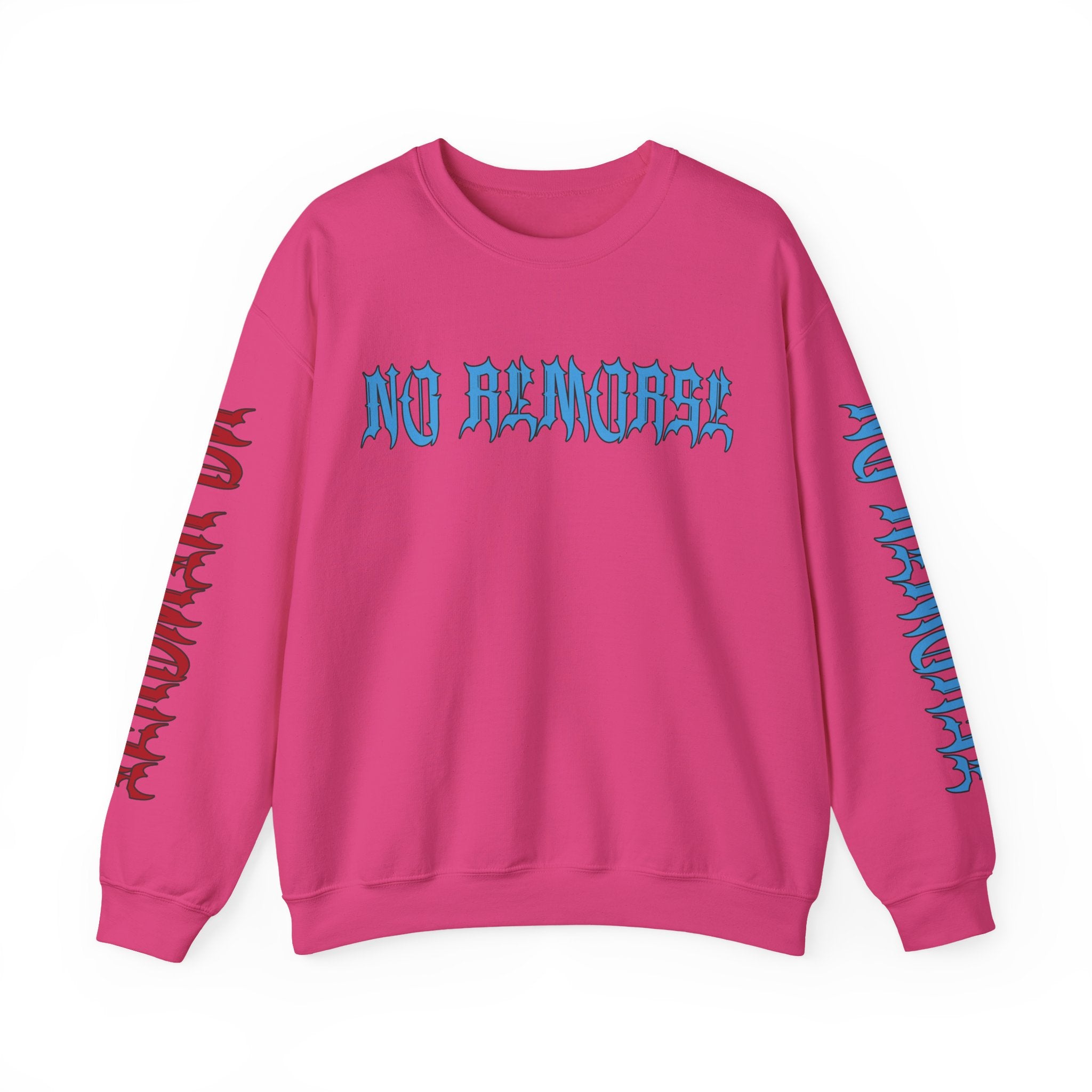 "No Remorse" Crewneck Sweatshirt — Bold Statement Pullover