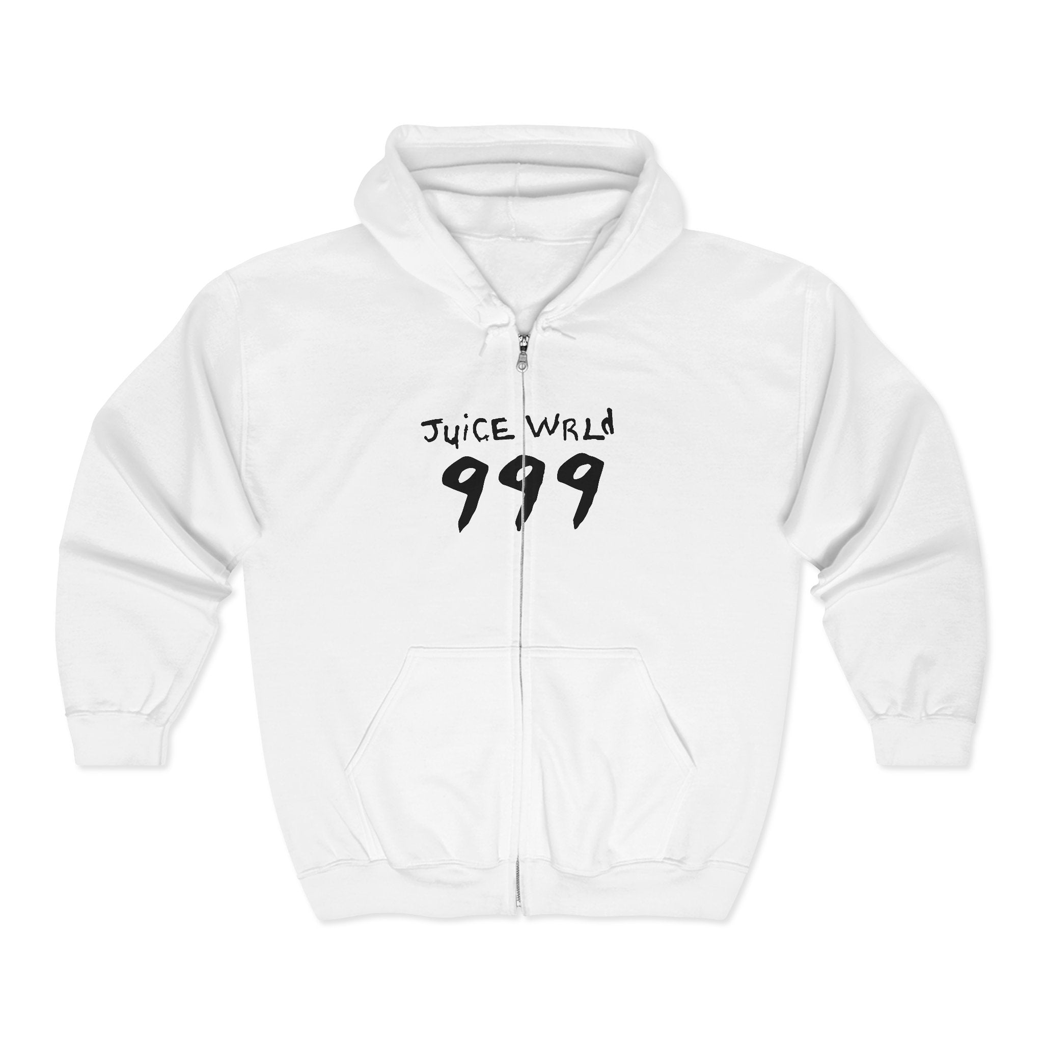 Juice WRLD Zip Hoodie — Full‑Zip Hooded Sweatshirt
