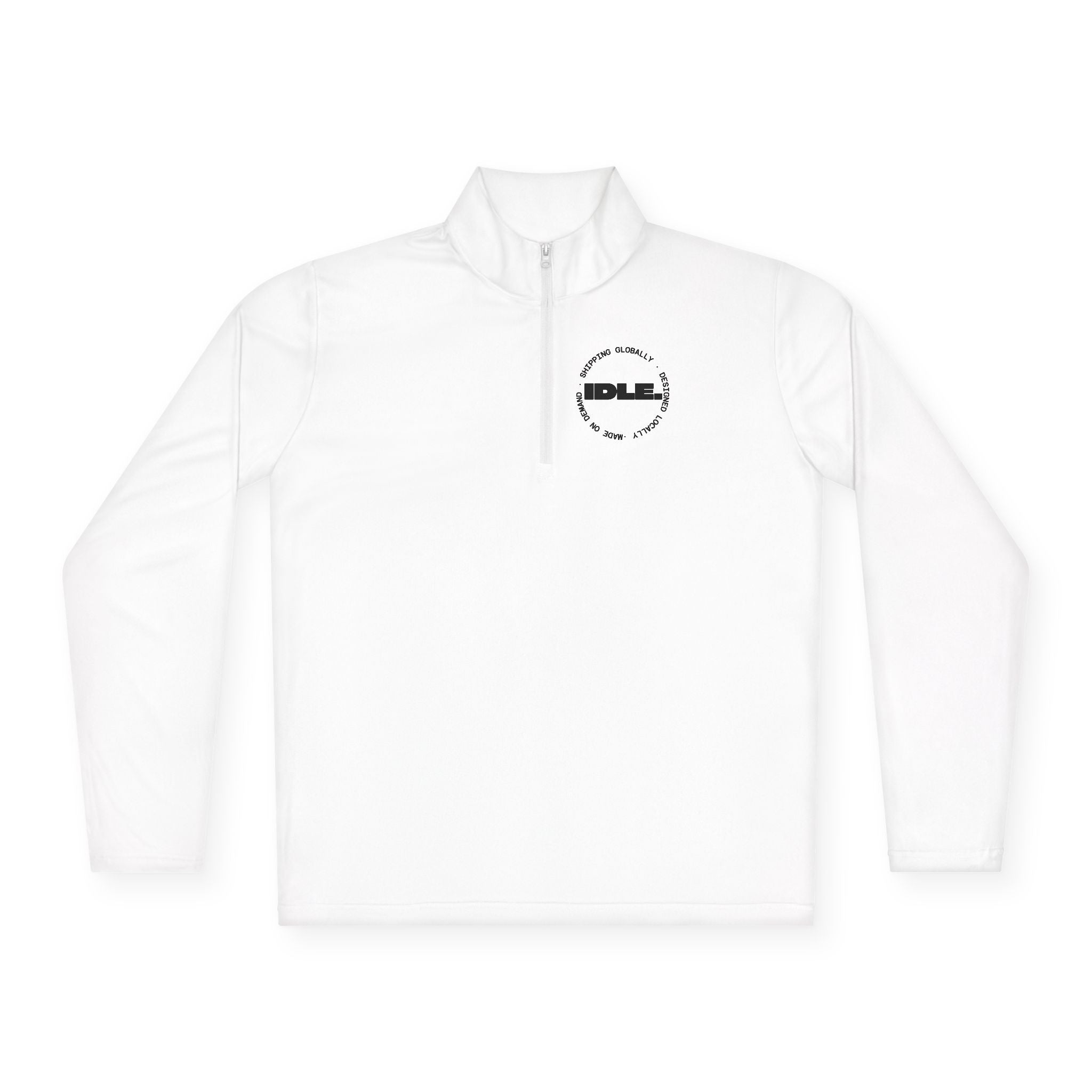 Idle Brand Quarter-Zip Pullover — Mens Sports Pullover