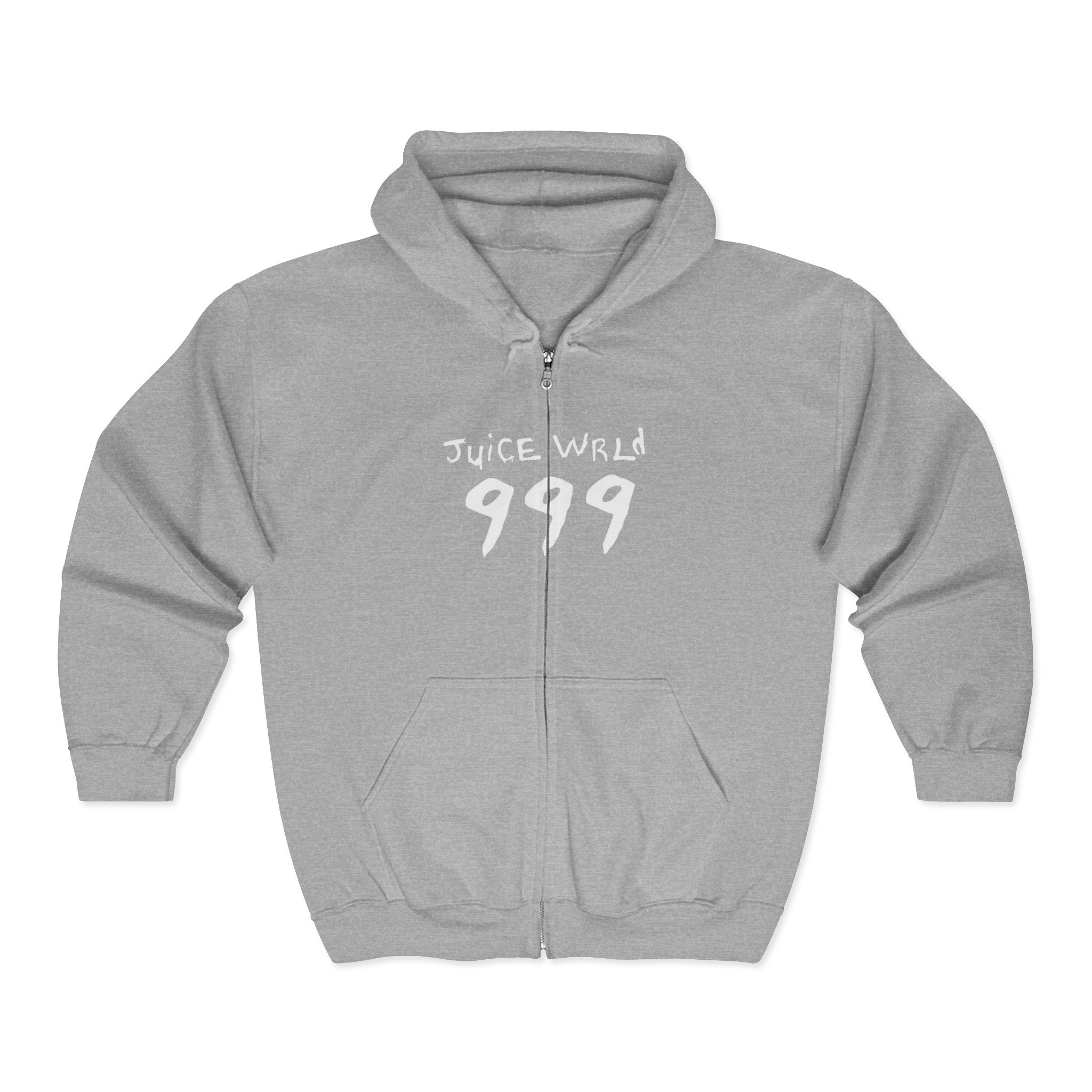 Juice WRLD Zip Hoodie — Full‑Zip Hooded Sweatshirt